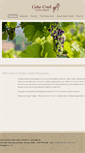 Mobile Screenshot of cedarcreekvineyards.net